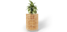 Buy Round Floor Planter - Boho Style - 28 CM - Waral Natural 61239 - in the EU