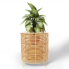 Buy Round floor planter boho - 28 cm - Waral Natural 61239 - in the EU