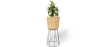 Buy Round Floor Planter - Boho Style - 65 CM - Pert Natural 61242 - in the EU