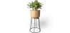 Buy Round Floor Planter - Boho Style - Rustico Natural 61244 - in the EU