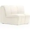 Buy Curved Module Sofa - Upholstered in Bouclé Fabric - Barkleyn White 61248 - in the EU