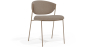 Buy Dining chair - Upholstered in Bouclé Fabric - Vara Taupe 61150 in the Europe