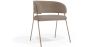 Buy Dining chair - Upholstered in Bouclé Fabric - Manar Taupe 61152 in the Europe