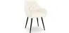 Buy Dining Chair with Armrests - Upholstered in Premium Bouclé - Carrol White 61267 - in the EU