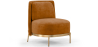 Buy Designer Armchair - Velvet Upholstered - Sabah Mustard 61001 - in the EU