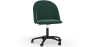 Buy Upholstered Office Chair - Velvet - Bennet Dark green 61272 - prices