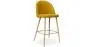Buy Fabric Upholstered Stool - Scandinavian Design - 66cm - Bennett Yellow 61276 - in the EU