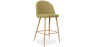 Buy Fabric Upholstered Stool - Scandinavian Design - 63cm  - Bennett Light Yellow 61276 home delivery