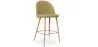 Buy Fabric Upholstered Stool - Scandinavian Design - 66cm - Bennett Light Yellow 61276 home delivery