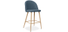 Buy Fabric Upholstered Stool - Scandinavian Design - 63cm  - Bennett Turquoise 61276 - in the EU