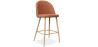Buy Fabric Upholstered Stool - Scandinavian Design - 63cm  - Bennett Orange 61276 - prices