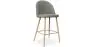 Buy Fabric Upholstered Stool - Scandinavian Design - 66cm - Bennett Grey 61276 at MyFaktory