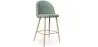 Buy Fabric Upholstered Stool - Scandinavian Design - 66cm - Bennett Pastel blue 61276 with a guarantee