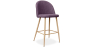 Buy Fabric Upholstered Stool - Scandinavian Design - 63cm  - Bennett Purple 61276 - in the EU