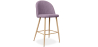 Buy Fabric Upholstered Stool - Scandinavian Design - 63cm  - Bennett Pink 61276 in the Europe