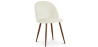 Buy Dining Chair - Upholstered in Velvet - Scandinavian Design - Bennett Cream 59991 in the Europe