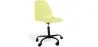 Buy Office Chair with Armrests - Wheeled Desk Chair - Black Brielle Frame Pastel yellow 61268 at MyFaktory