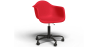 Buy Office Chair with Armrests - Desk Chair with Wheels - Emery Black Frame Red 61269 at MyFaktory