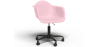 Buy Office Chair with Armrests - Desk Chair with Wheels - Emery Black Frame Pastel pink 61269 in the Europe