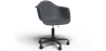 Buy Office Chair with Armrests - Desk Chair with Wheels - Emery Black Frame Dark grey 61269 with a guarantee