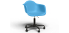 Buy Office Chair with Armrests - Desk Chair with Wheels - Emery Black Frame Blue 61269 in the Europe
