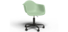 Buy Office Chair with Armrests - Desk Chair with Wheels - Emery Black Frame Pastel green 61269 home delivery