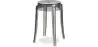 Buy Stool  Victoire - 47cm - Design Transparent Light grey 29572 - in the EU