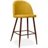 Buy Fabric Upholstered Stool - Scandinavian Design - 66cm- Bennett Yellow 61284 - in the EU