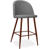 Buy Fabric Upholstered Stool - Scandinavian Design - 63cm - Bennett Light grey 61284 - prices