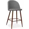 Buy Fabric Upholstered Stool - Scandinavian Design - 66cm- Bennett Light grey 61284 - prices