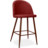 Buy Fabric Upholstered Stool - Scandinavian Design - 63cm - Bennett Red 61284 at MyFaktory