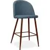 Buy Fabric Upholstered Stool - Scandinavian Design - 66cm- Bennett Turquoise 61284 - in the EU