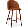 Buy Fabric Upholstered Stool - Scandinavian Design - 63cm - Bennett Orange 61284 - prices