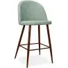 Buy Fabric Upholstered Stool - Scandinavian Design - 66cm- Bennett Pastel blue 61284 with a guarantee