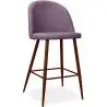 Buy Fabric Upholstered Stool - Scandinavian Design - 66cm- Bennett Purple 61284 - in the EU