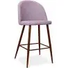 Buy Fabric Upholstered Stool - Scandinavian Design - 66cm- Bennett Pink 61284 in the Europe
