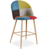 Buy Patchwork Upholstered Stool - Scandinavian Style - 63cm - Bennett  Multicolour 61293 - in the EU