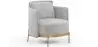 Buy Designer Armchair - Upholstered in Velvet - Hynu Light grey 60689 in the Europe