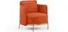 Buy Designer Armchair - Upholstered in Velvet - Hynu Brick 60689 - prices