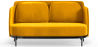 Buy Two-Seater Sofa - Upholstered in Velvet - Hynu Yellow 61002 in the Europe