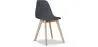 Buy Dining Chair Scandinavian Design Brielle  Dark grey 58593 - prices