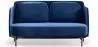 Buy Two-Seater Sofa - Upholstered in Velvet - Hynu Dark blue 61002 - in the EU