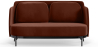 Buy Two-Seater Sofa - Upholstered in Velvet - Hynu Chocolate 61002 in the Europe