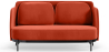 Buy Two-Seater Sofa - Upholstered in Velvet - Hynu Brick 61002 - prices