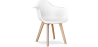 Buy Dining Chair with Armrests - Scandinavian Style - Amir White 58595 - prices
