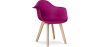 Buy Dining Chair with Armrests - Scandinavian Style - Amir Mauve 58595 home delivery