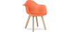 Buy Dining Chair with Armrests - Scandinavian Style - Amir Orange 58595 with a guarantee