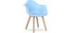 Buy Dining Chair with Armrests - Scandinavian Style - Amir Light blue 58595 - prices