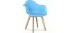 Buy Dining Chair with Armrests - Scandinavian Style - Amir Blue 58595 - prices
