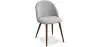 Buy Dining Chair - Upholstered in Fabric - Scandinavian Style -Bennett Light grey 58982 - prices